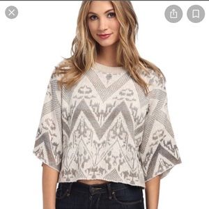 Free People Super Star Sweater- Cream
